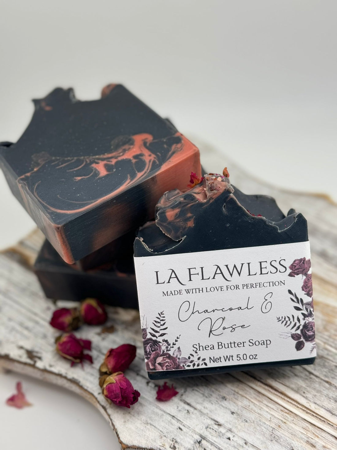 Hand Crafted Soap CHARCOAL & ROSE