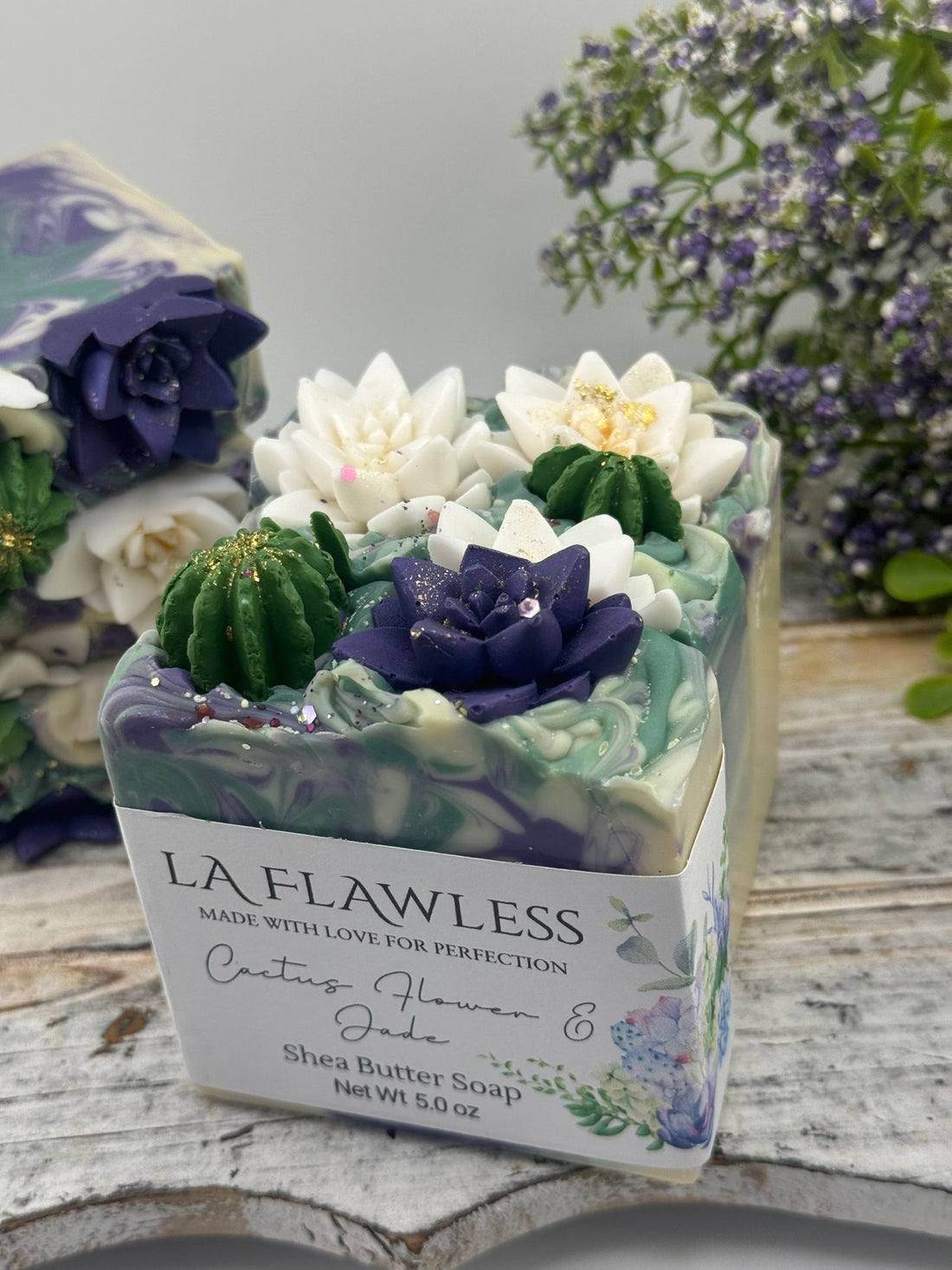 Hand Crafted Soap CACTUS FLOWER